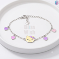 925 Sterling Silver Kitty Pink Bracelet or Anklet | BlissWish