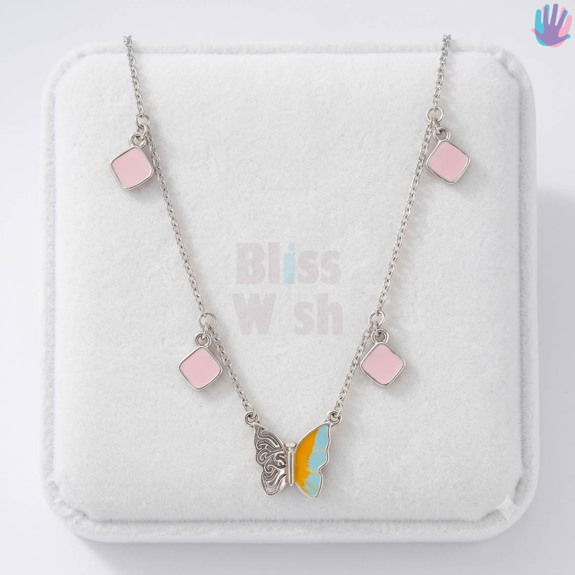 925 Sterling Silver Half-Butterfly Necklace | BlissWish