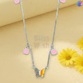 925 Sterling Silver Butterfly half Kids Necklace | BlissWish