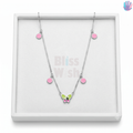 925 Sterling Silver Green Butterfly Necklace | BlissWish