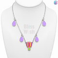 925 Sterling Silver Baloon Necklace | BlissWish