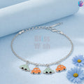 925 Sterling Silver Cars Light colored Kids Bracelet or Anklet | BlissWish