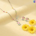 925 Sterling Silver Flower Kids Jewelry Set | BlissWish