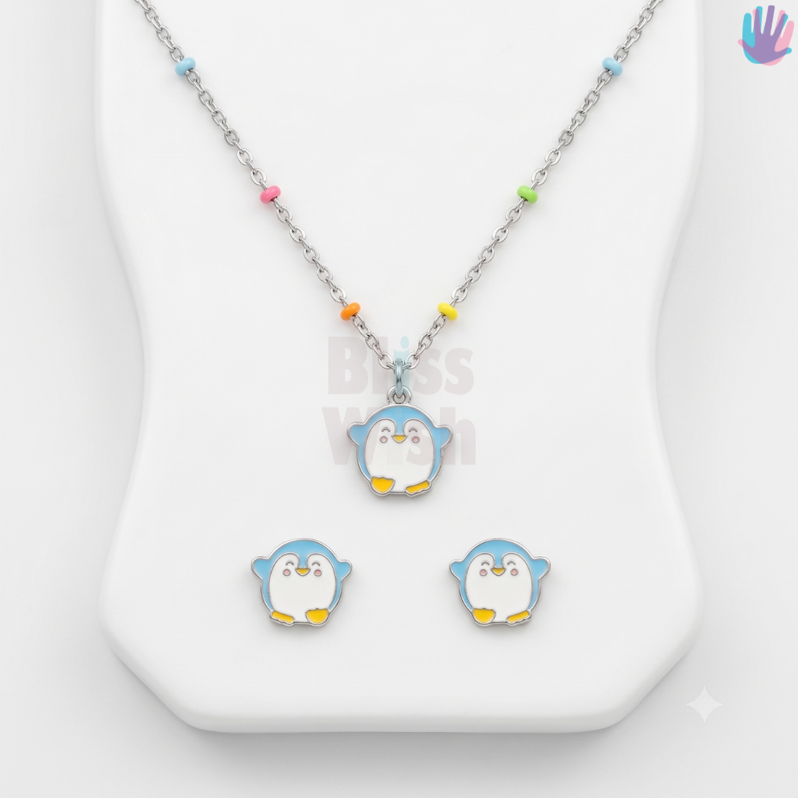 925 Sterling Silver Penguin Jewelry Set | BlissWish