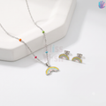 925 Sterling Silver Rainbow Jewelry Set | BlissWish | Gifting