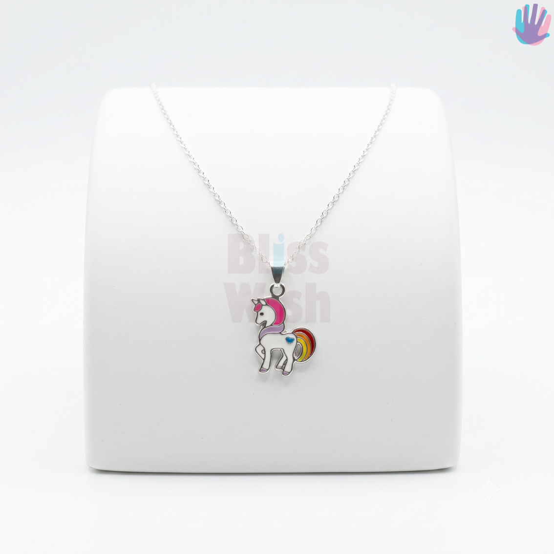 925 Sterling Silver Unicorn Necklace | BlissWish