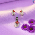 925 Sterling Silver Double Butterfly Kids Jewelry Combo | BlissWish