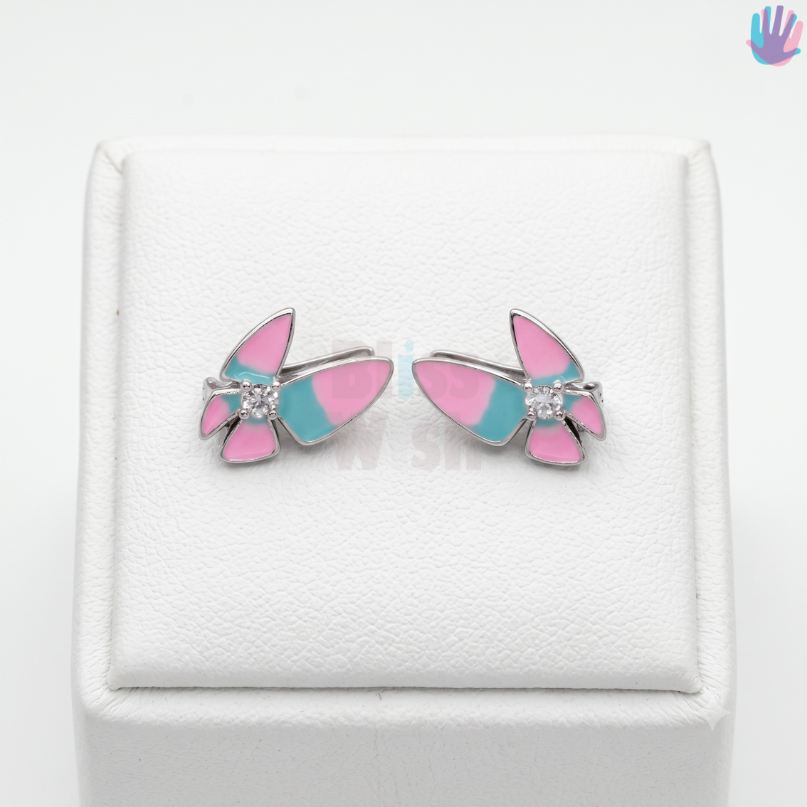 925 Sterling Silver Butterfly Latch Back (Bali) Earrings | BlissWish