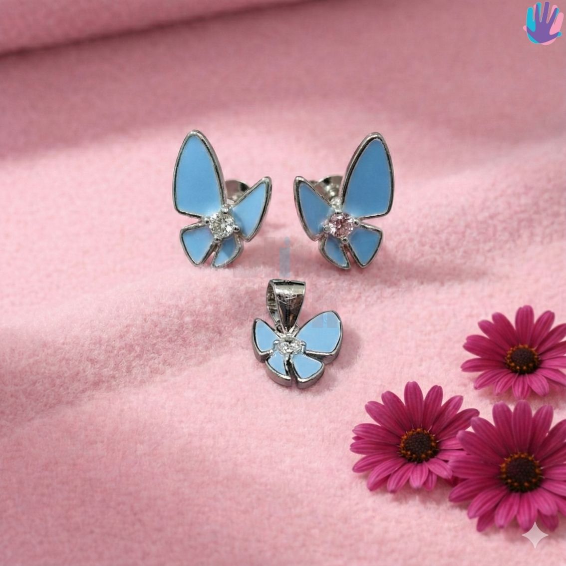 925 Sterling Silver Bow Kids Jewelry Combo | BlissWish