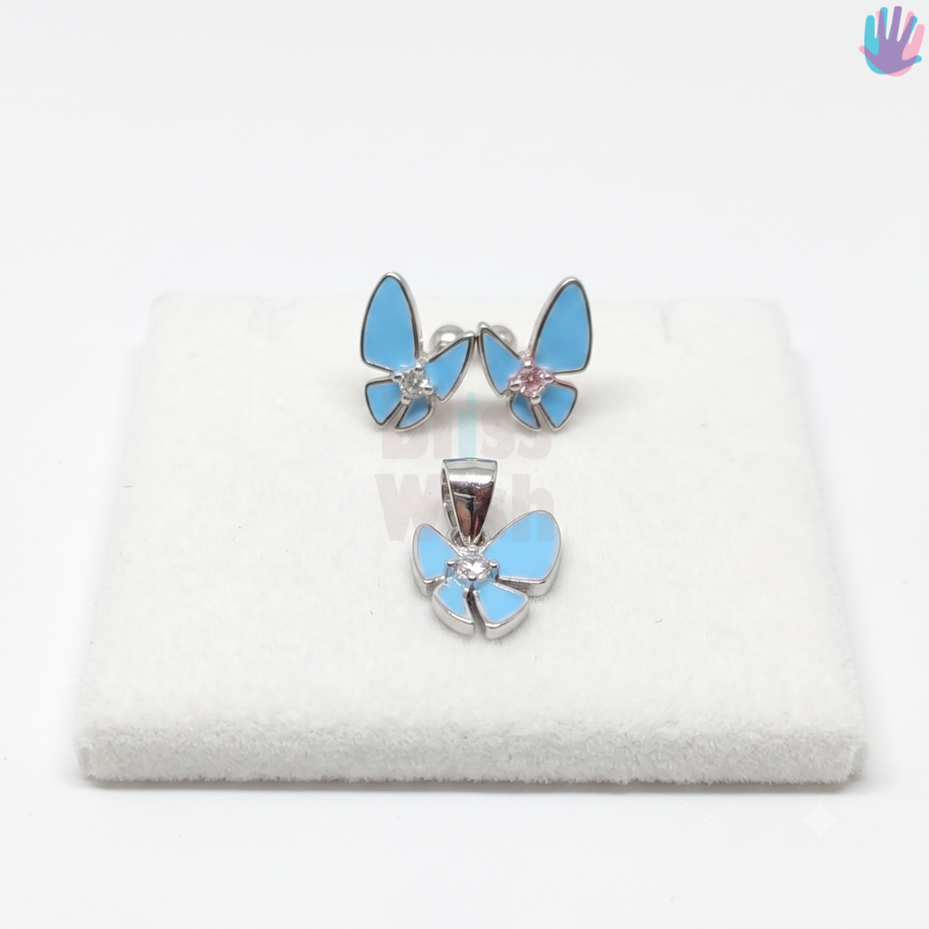 925 Sterling Silver Bow Jewelry Combo | BlissWish