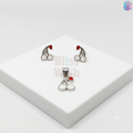 925 Sterling Silver Cherry without leaves Jewelry Combo | BlissWish