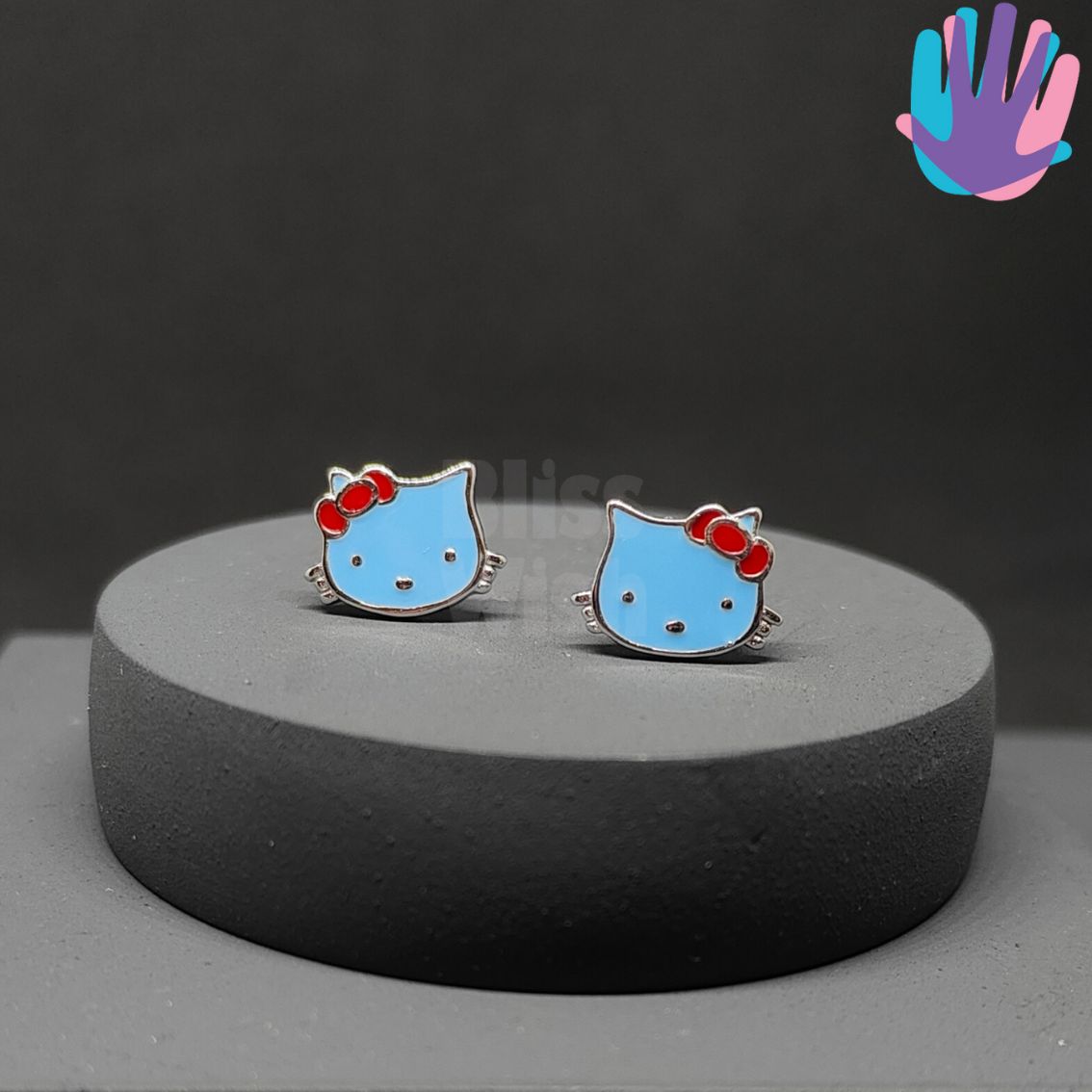 925 Silver Hello Kitty Face Kids Jewelry Combo | BlissWish