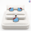 925 Silver Hello Kitty Face Kids Jewelry Combo | BlissWish