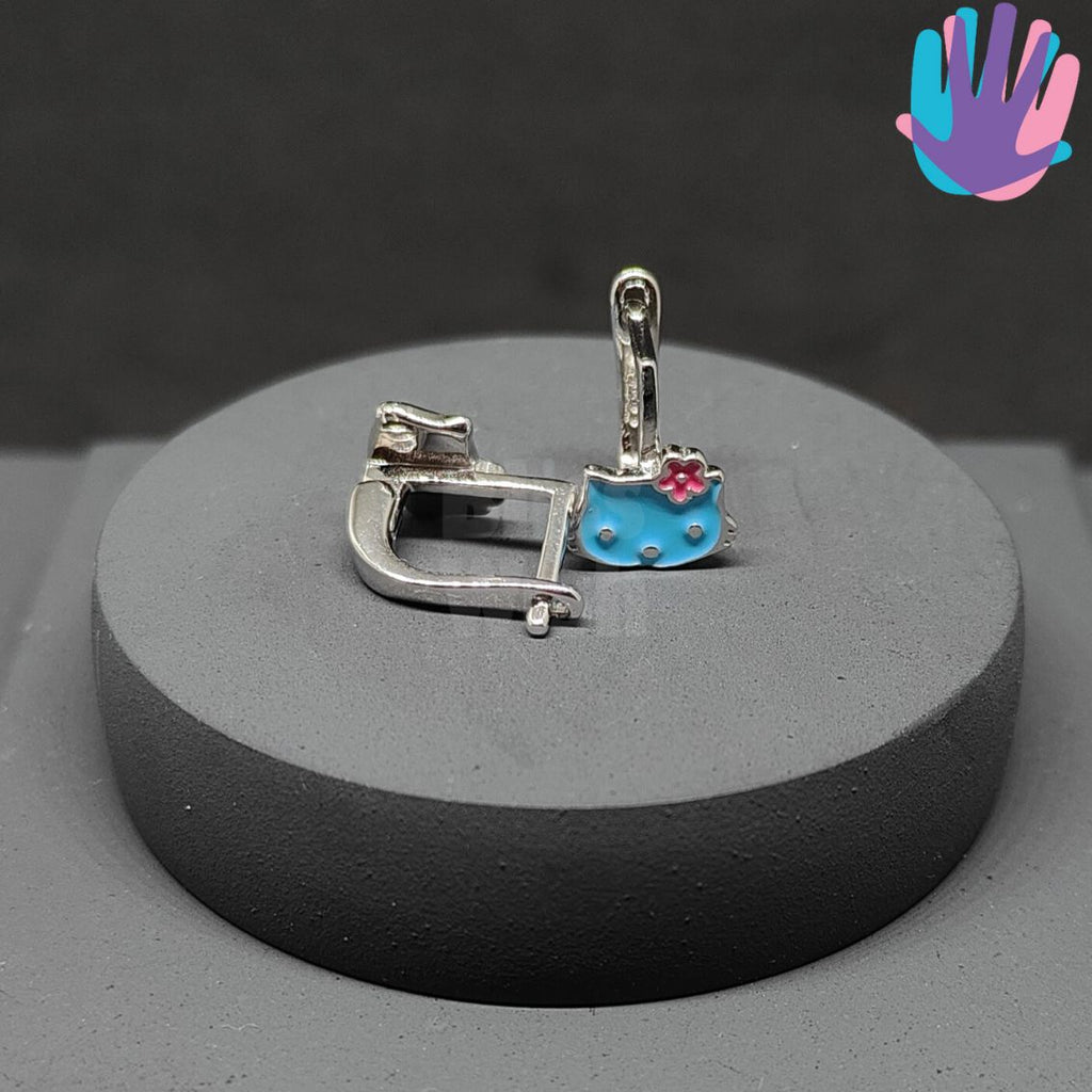 925 Sterling Silver Hello Kitty Kids Jewelry Set | BlissWish (Earrings, Bracelet, Ring, Pendant)