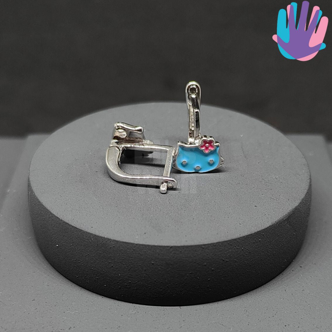 925 Sterling Silver Hello Kitty Kids Jewelry Set | BlissWish (Earrings, Bracelet, Ring, Pendant)