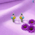 925 Sterling Silver Ice Cream Kids Latch Back (Bali) Earrings | BlissWish