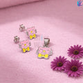 925 Sterling Silver Kitty with Bow Kids Jewelry Combo | BlissWish