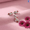 925 Sterling Silver Oval with Diamonds Kids Jewelry Combo | BlissWish