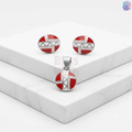 925 Sterling Silver Oval with Pattern Jewelry Combo | BlissWish
