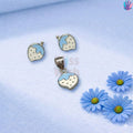 925 Sterling Silver Strawberry Kids Jewelry Combo | BlissWish