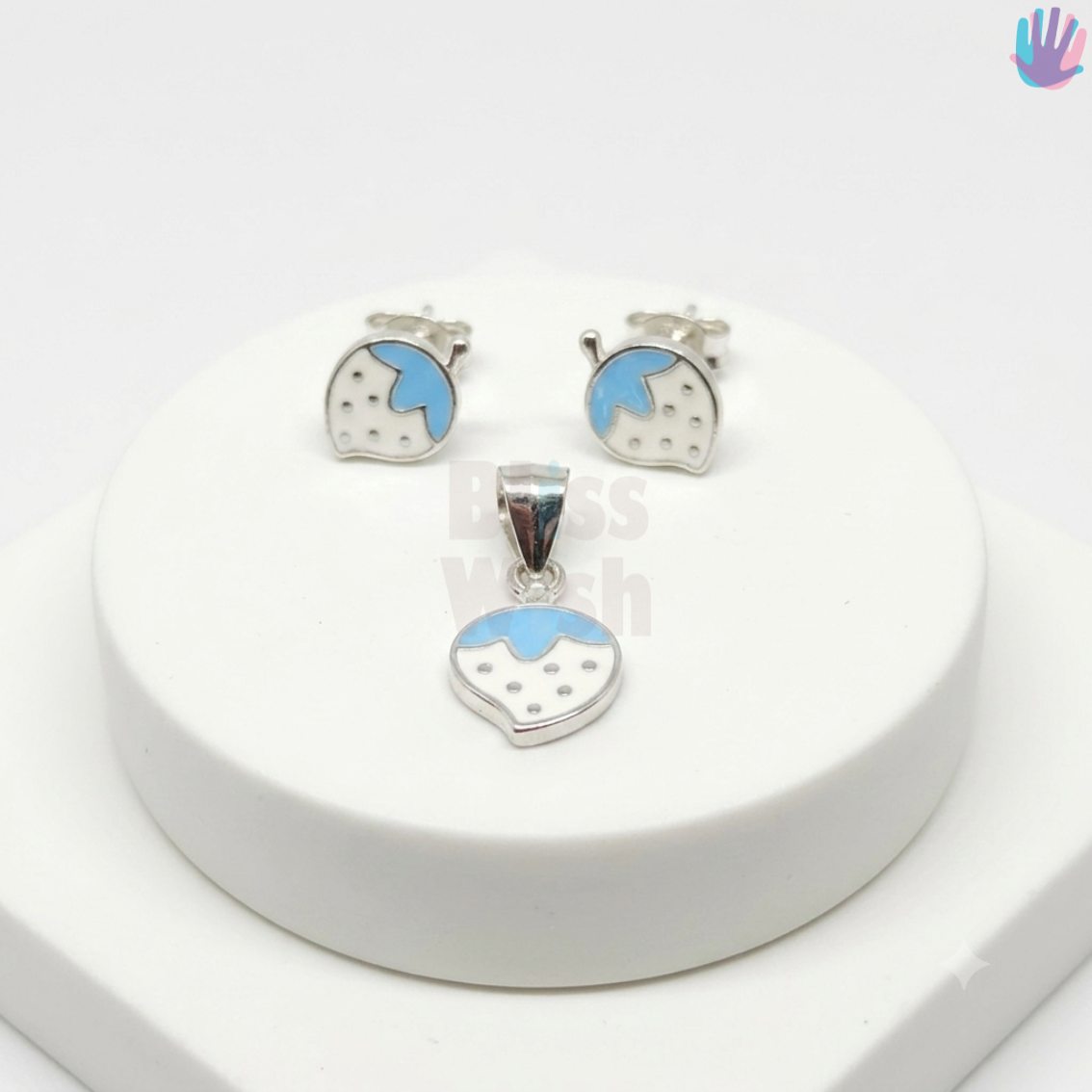 925 Sterling Silver Strawberry Jewelry Combo | BlissWish