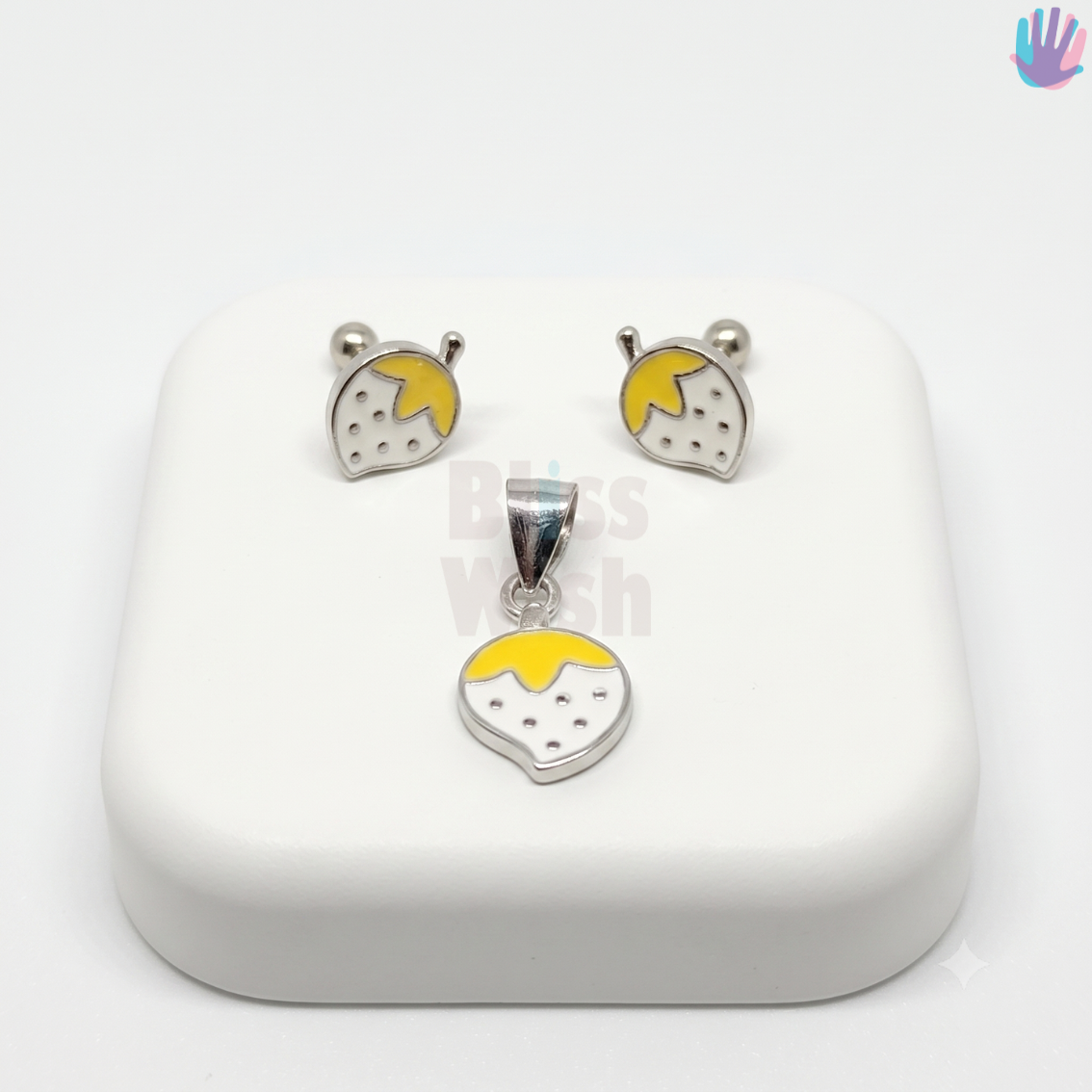925 Sterling Silver Strawberry Jewelry Combo | BlissWish