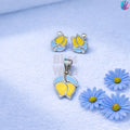 925 Sterling Silver Tulip Kids Jewelry Combo | BlissWish