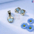 925 Sterling Silver Tulip Kids Jewelry Combo | BlissWish