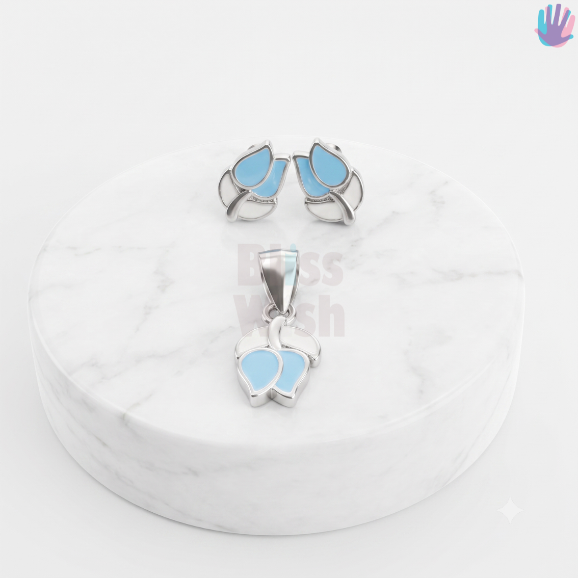 925 Sterling Silver Tulip Jewelry Combo | BlissWish