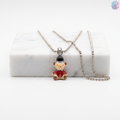 925 Sterling Silver Teddy Bear Pendant | BlissWish