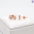 925 Sterling Silver Flower Ear Studs | BlissWish