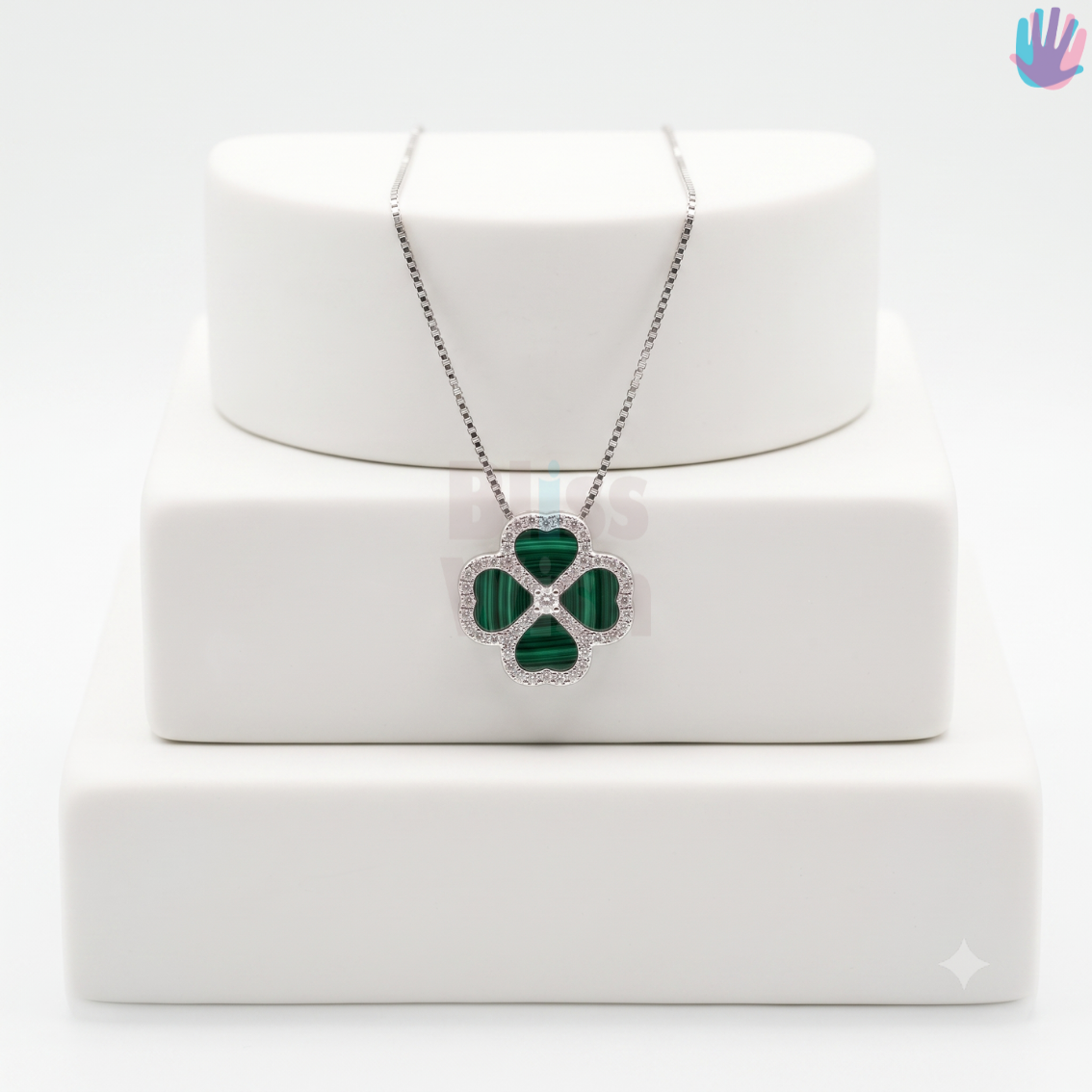 925 Sterling Silver Clover Necklace | BlissWish