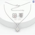 925 Sterling Silver Clover Chain Set | BlissWish