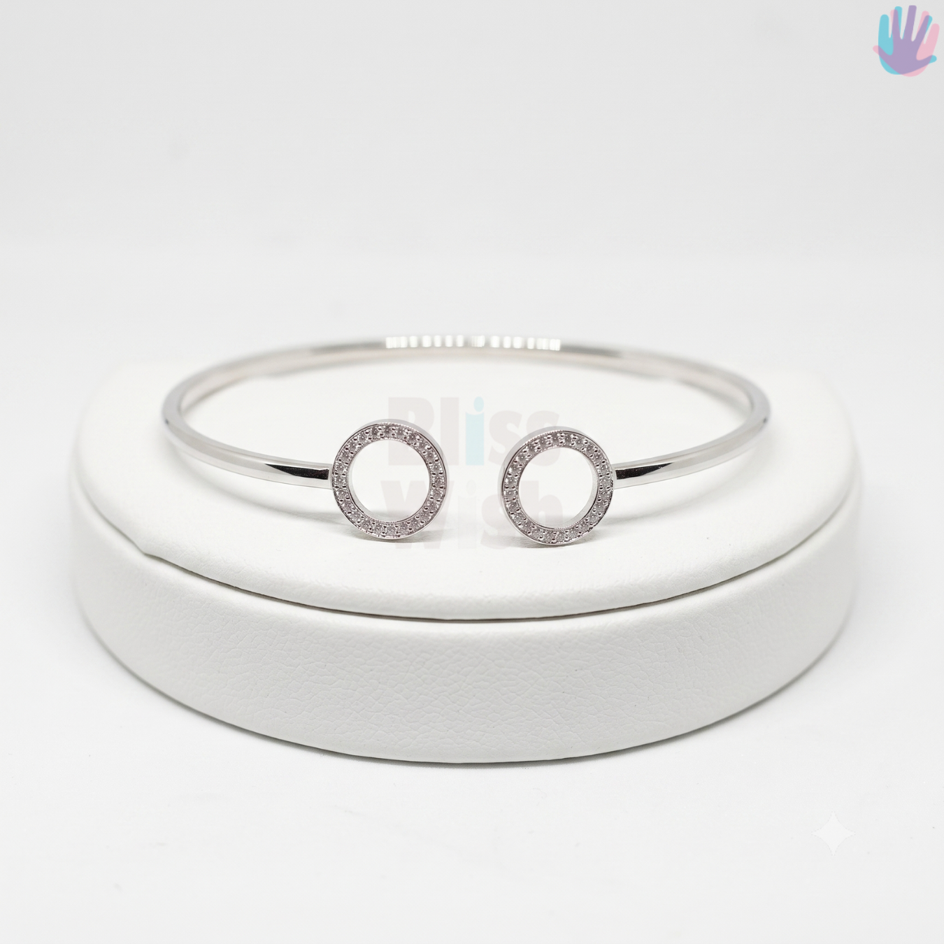 925 Sterling Silver Circle Bracelet | BlissWish