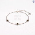 925 Sterling Silver CZ Stone Bracelet | BlissWish