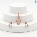 925 Sterling Silver Droplets P Set | BlissWish