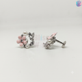 925 Sterling Silver Flower Ear Studs | BlissWish