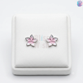 925 Sterling Silver Flower Ear Studs | BlissWish