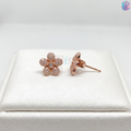 925 Sterling Silver Flower Ear Studs | BlissWish