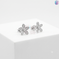 925 Sterling Silver Flower Ear Studs | BlissWish