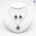 925 Sterling Silver Flower Chain Set | BlissWish