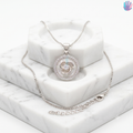 925 Sterling Silver Round Necklace | BlissWish