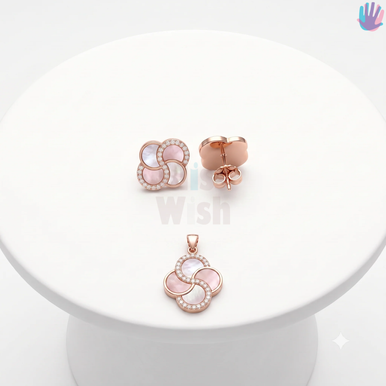 925 Sterling Silver S Shape P Set | BlissWish