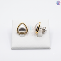 925 Sterling Silver Triangle Ear Studs | BlissWish
