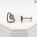 925 Sterling Silver Triangle Ear Studs | BlissWish