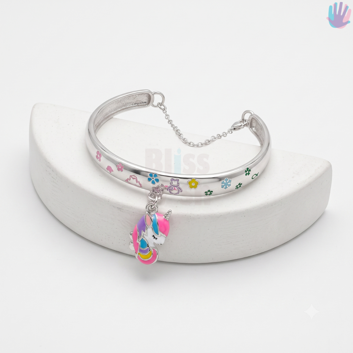 925 Sterling Silver Unicorn Bracelet | BlissWish